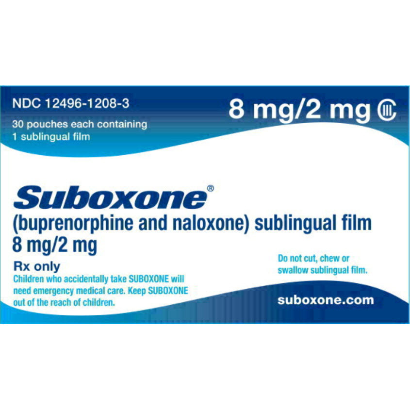 Suboxone 8 mg/2 mg, Sublingualtabletten