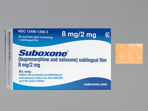Suboxone 8 mg/2 mg, Sublingualtabletten