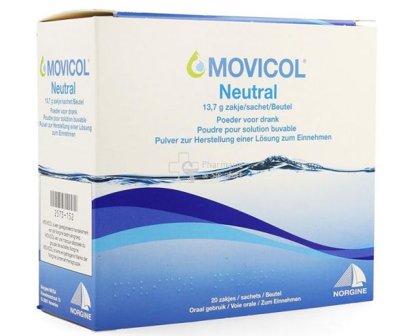 Movicol neutral Pulver, zur Herstellung einer Lösung zum Einnehmen