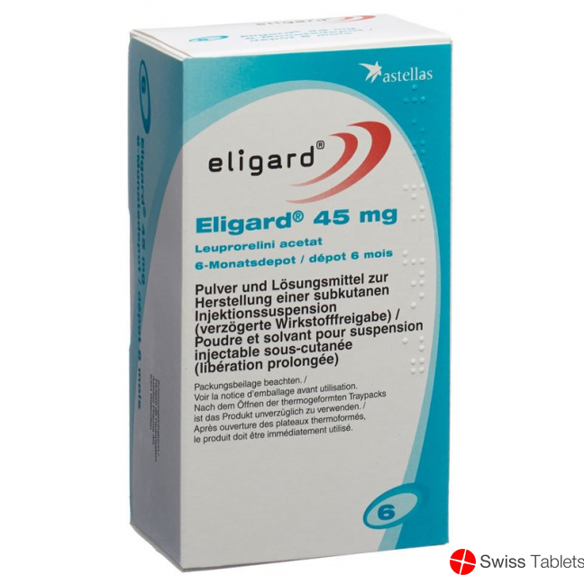 Eligard 45 mg, Pulver und Lösungsmittel zur Herstellung einer Depot-Injektionssuspension
