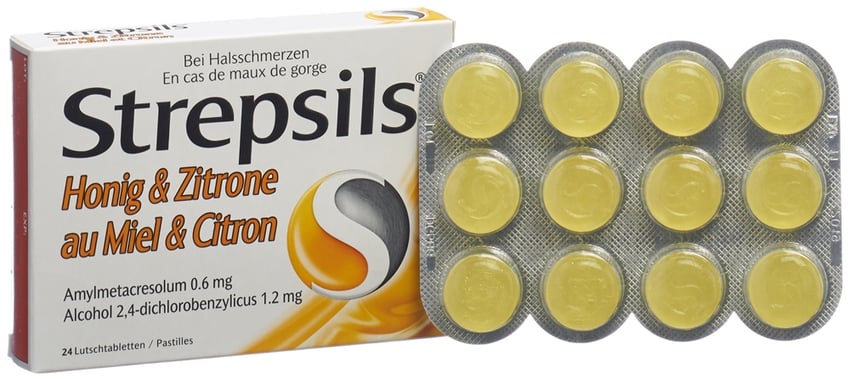 Strepsils Honig & Zitrone, Lutschtabletten