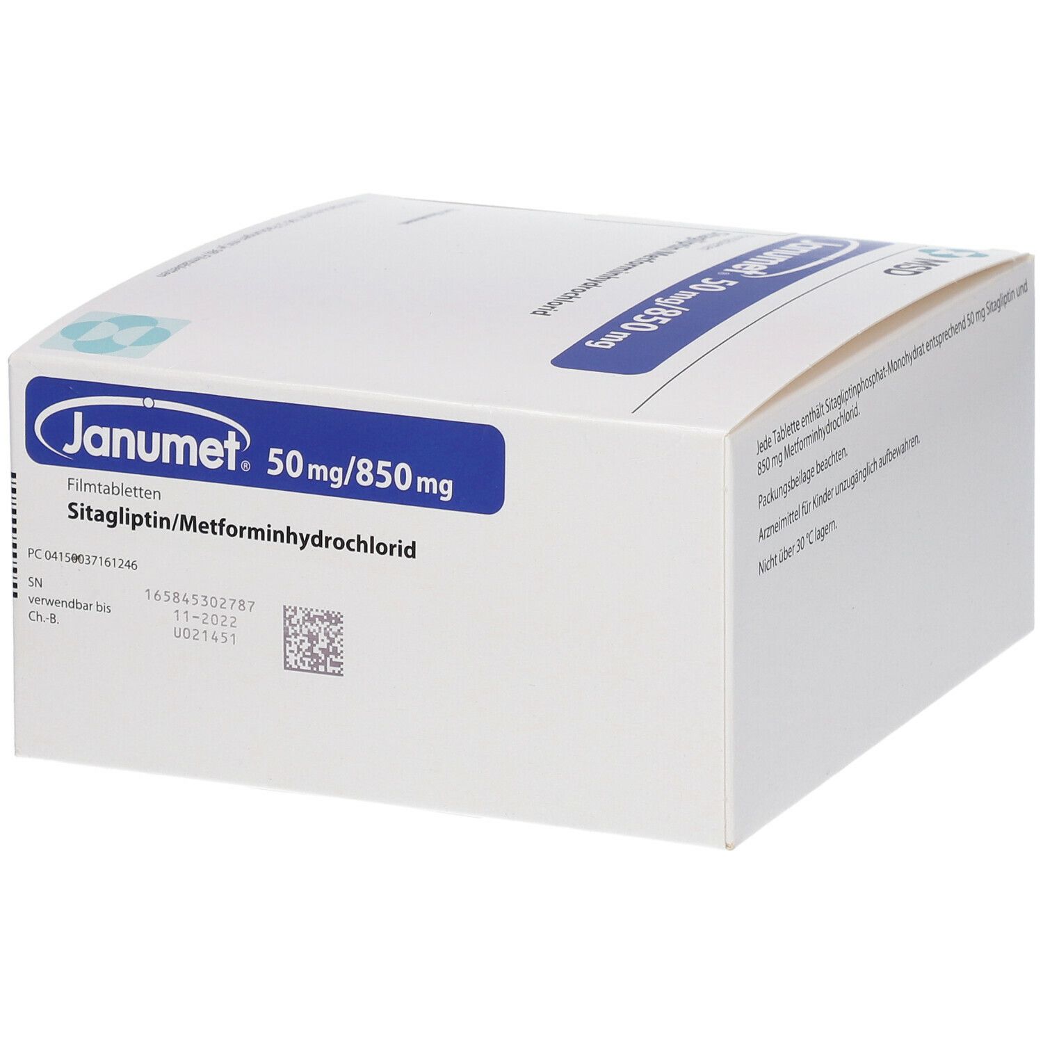 Janumet 50/850, Filmtabletten