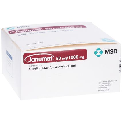 Janumet 50/1000, Filmtabletten