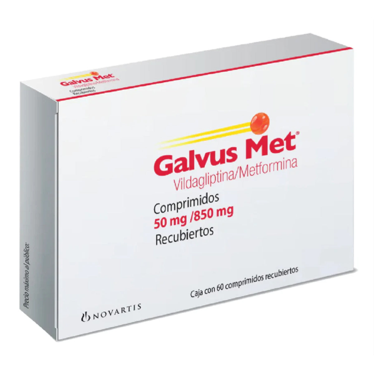 GALVUMET cpr pell 50/850 mg 60 pce