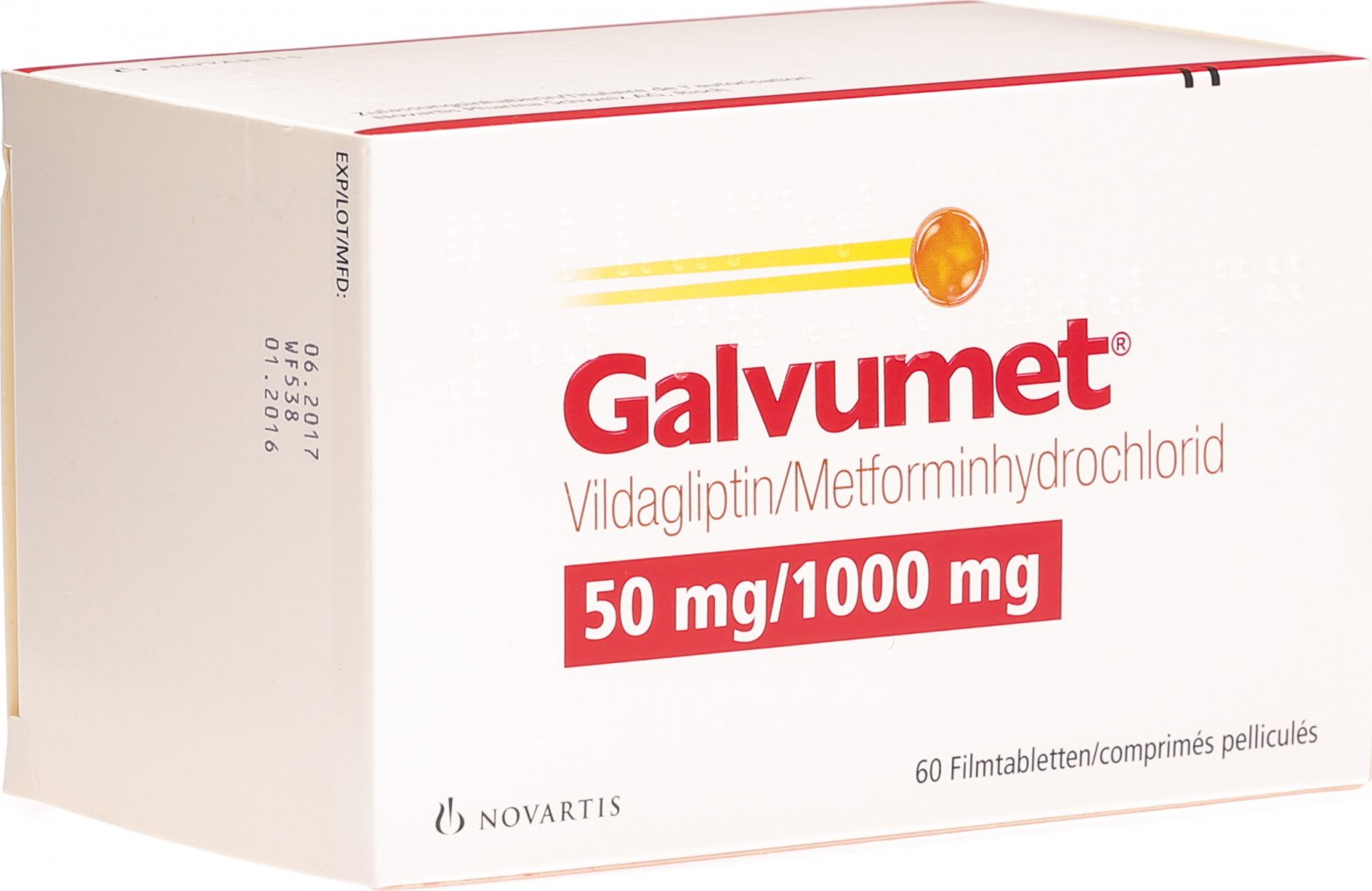 Galvumet 50/1000, Filmtabletten