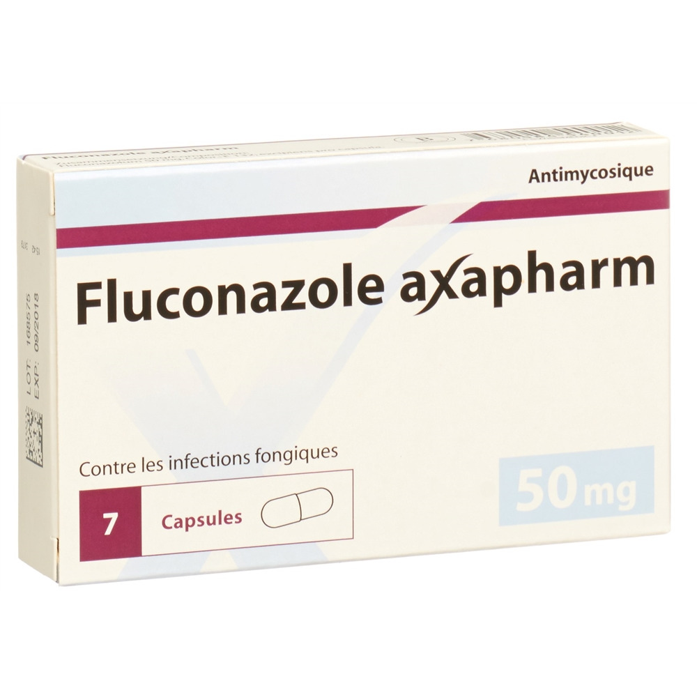 FLUCONAZOLE axapharm capsules 50 mg 7 pce