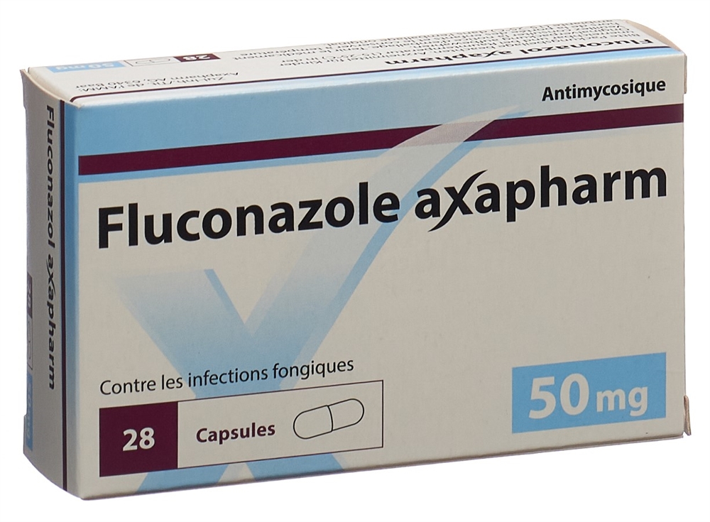FLUCONAZOLE axapharm capsules 50 mg 28 pce