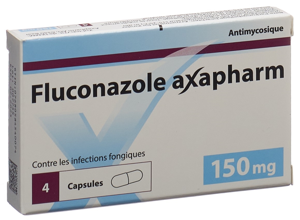 FLUCONAZOLE axapharm capsules 150 mg 4 pce