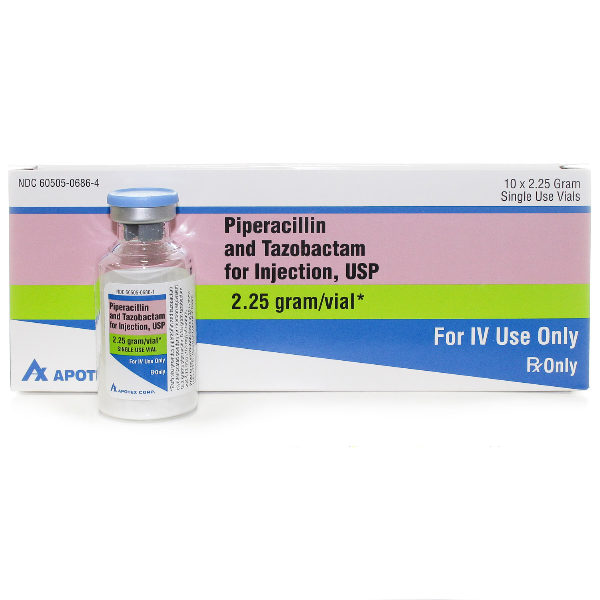PIPERACILLIN TAZOB. Stragen 2.25 g flac 10 pce