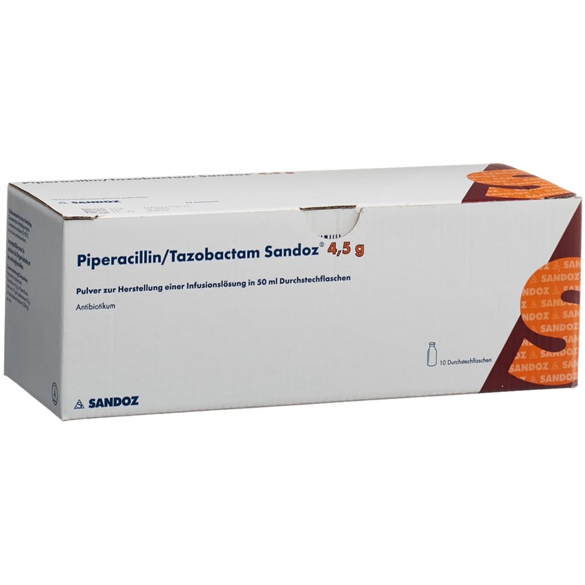 PIPERACILLIN TAZOB. Stragen 4.5 g flac