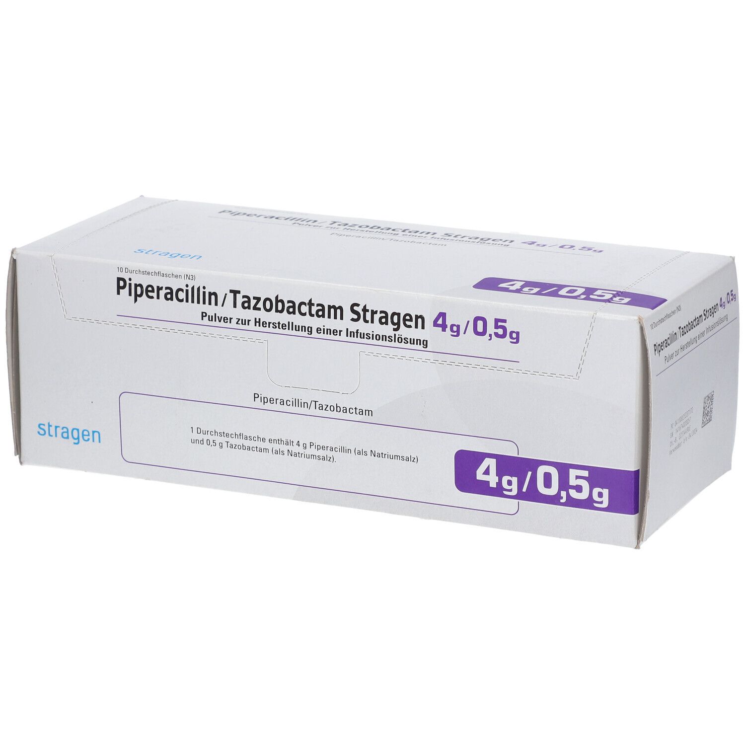 PIPERACILLIN TAZOB. Stragen 4.5 g flac