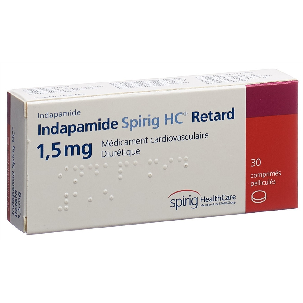 INDAPAMIDE Spirig HC cpr pell ret 1.5 mg 30 pce