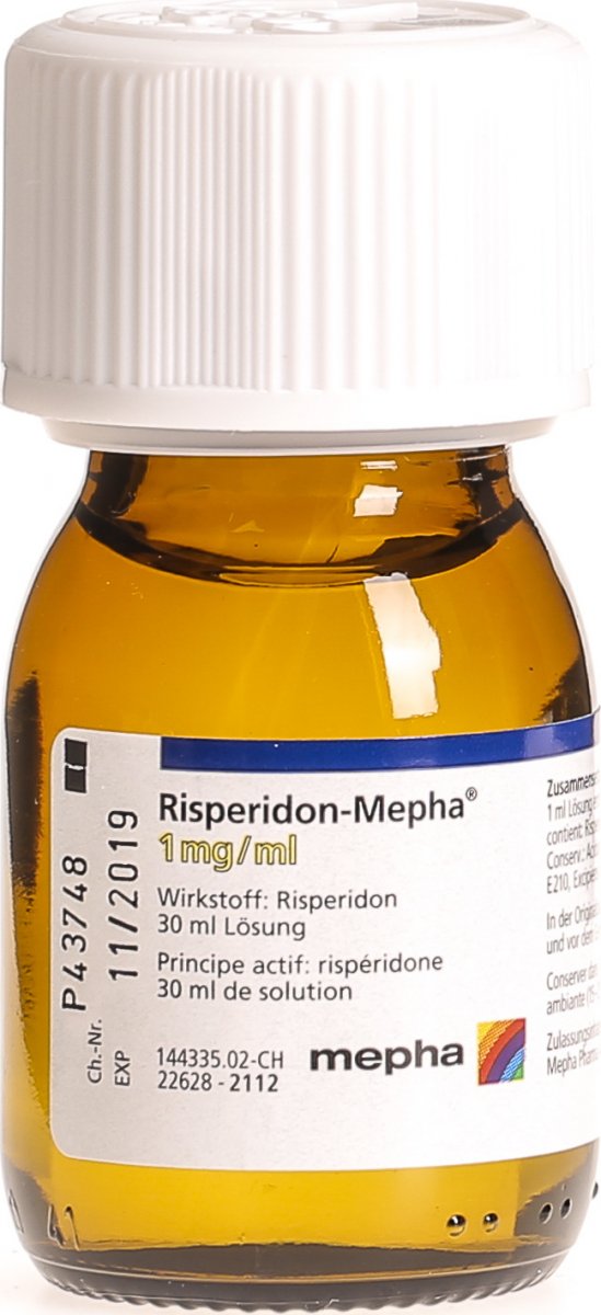 RISPERIDON Mepha sol 1 mg/ml 30 ml