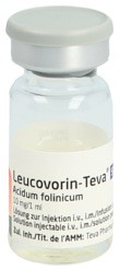 LEUCOVORIN Teva sol inj 500 mg/50ml flac 50 ml
