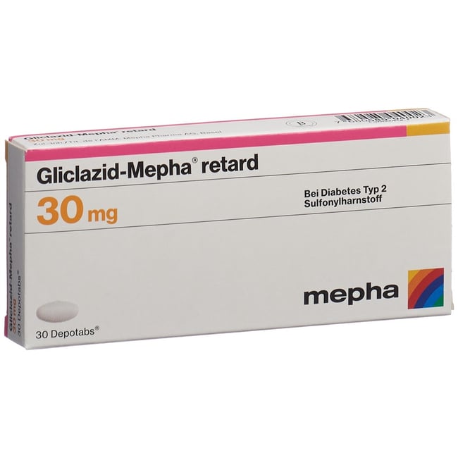 GLICLAZID Mepha retard depotabs 30 mg 30 pce