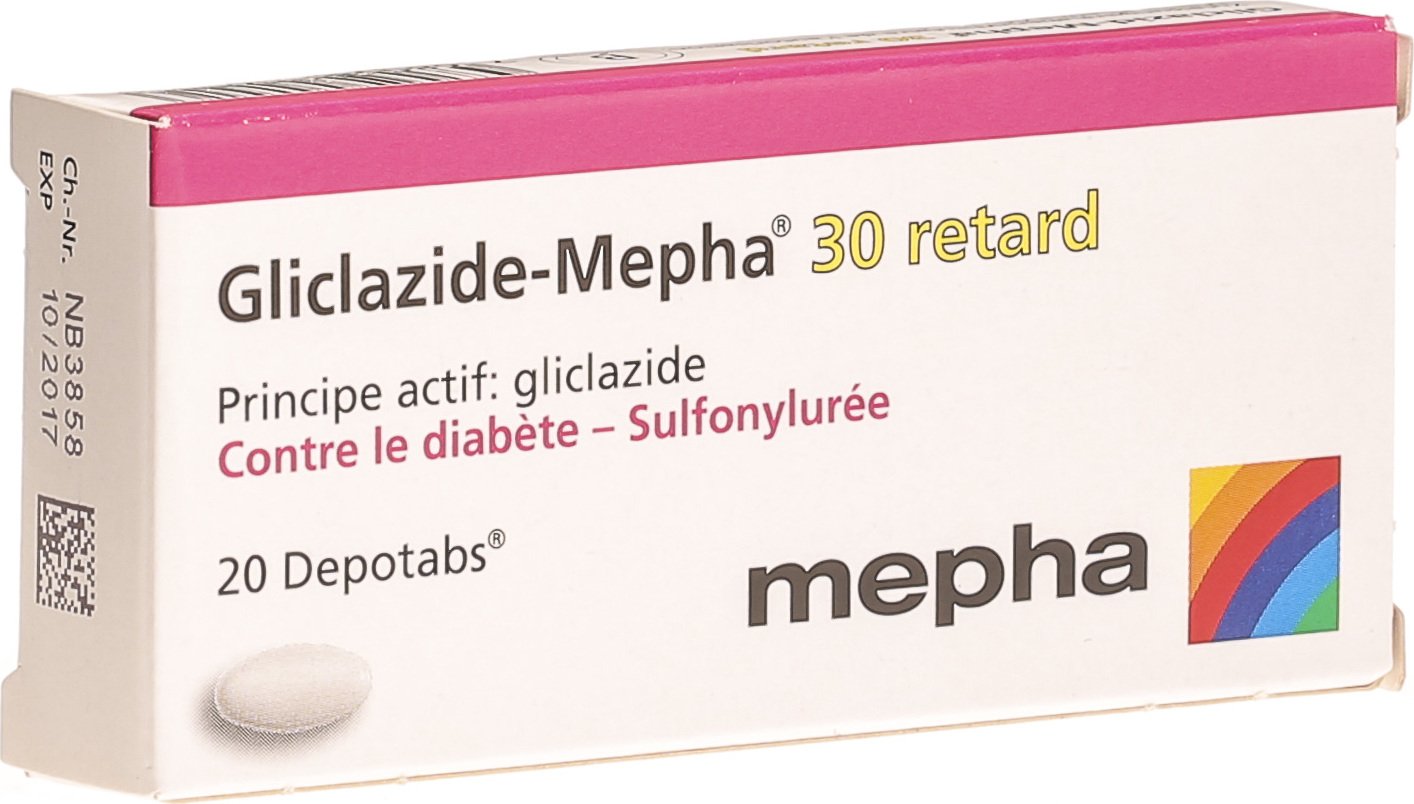 GLICLAZID Mepha retard depotabs 30 mg 30 pce