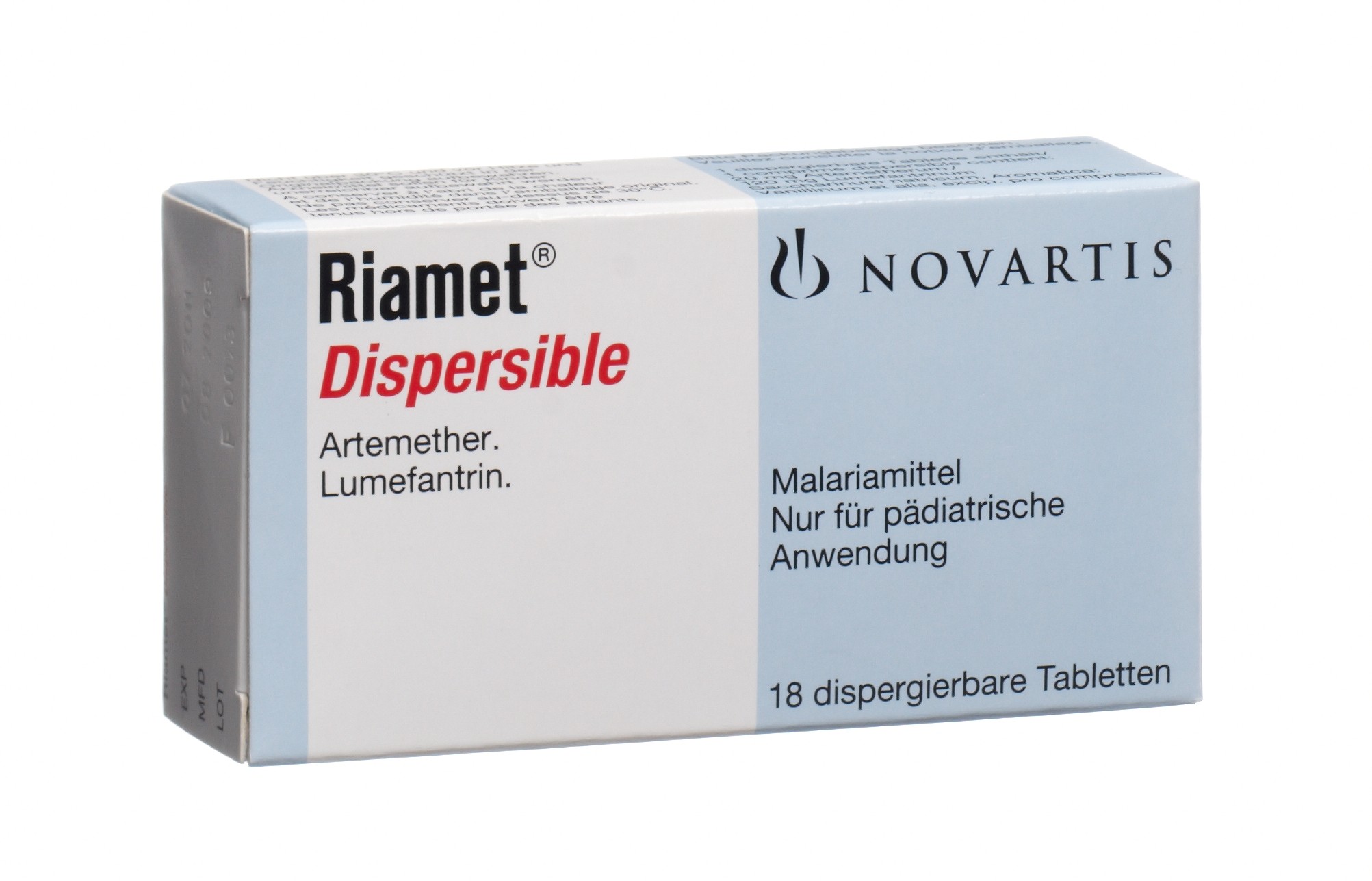 Riamet Dispersible, Tabletten