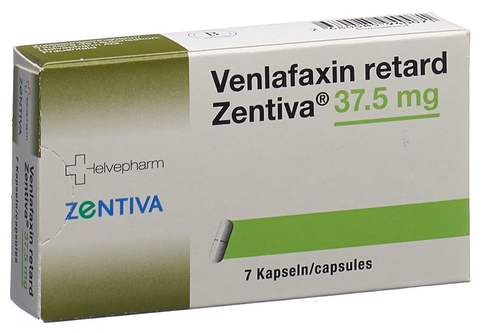VENLAFAXIN ret Zentiva caps ret 37.5 mg 7 pce