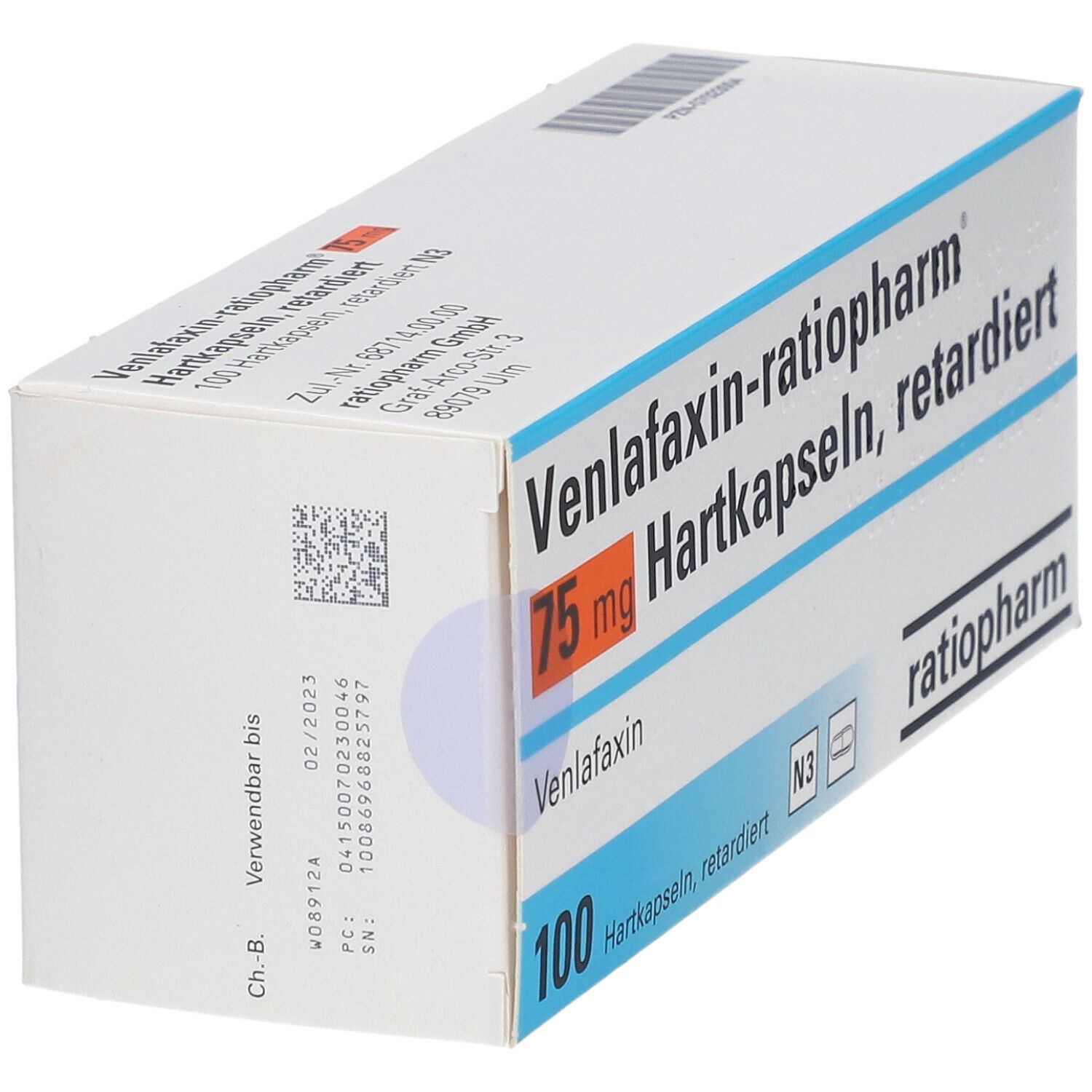 Venlafaxin retard Zentiva 75 mg, Kapseln