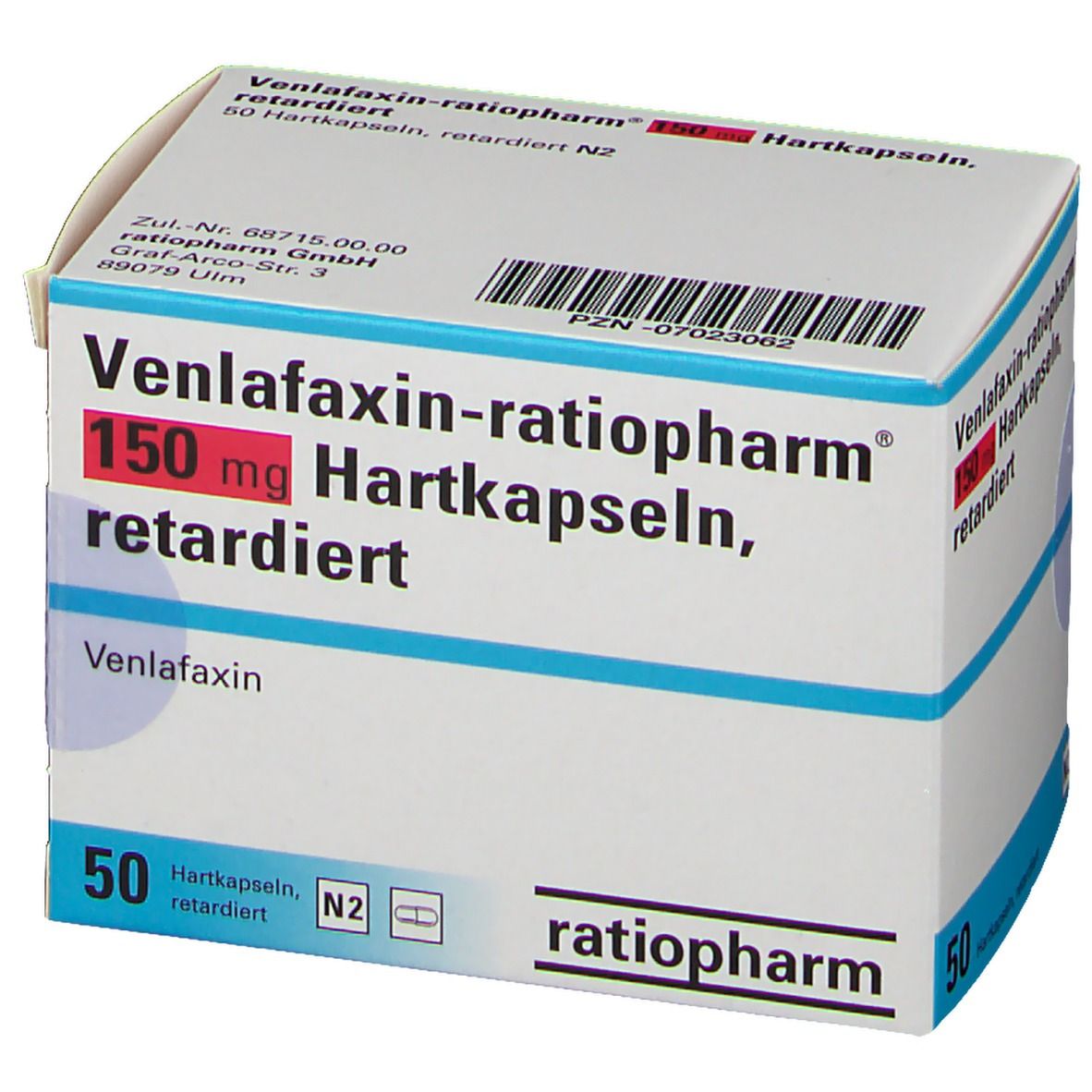 Venlafaxin retard Zentiva 150 mg, Kapseln