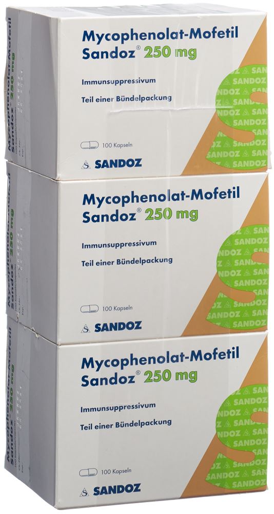 MYCOPHENOLAT-MOFETIL Sandoz caps 250 mg 300 pce
