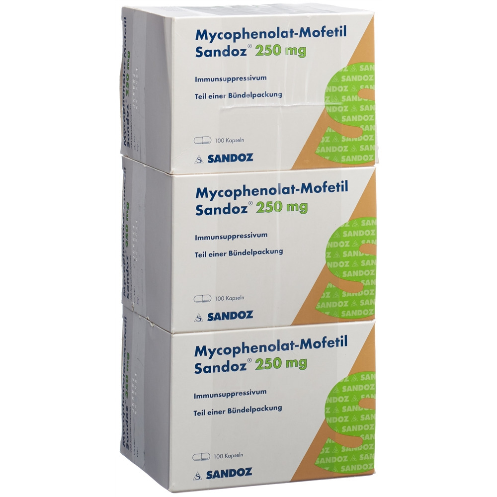 MYCOPHENOLAT-MOFETIL Sandoz caps 250 mg 300 pce
