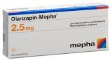 Olanzapin-Mepha Teva 2.5 mg, Filmtabletten