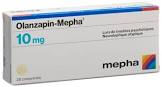 Olanzapin-Mepha Teva 10 mg, Filmtabletten