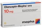 Olanzapin-Mepha Teva oro 10 mg, Schmelztabletten