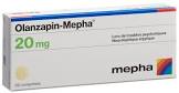 Olanzapin-Mepha Teva oro 20 mg, Schmelztabletten