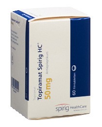 TOPIRAMAT Spirig HC cpr pell 50 mg bte 60 pce