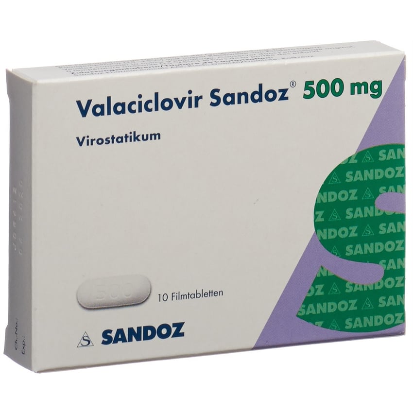 Valacivir-Mepha 500 mg, Filmtabletten