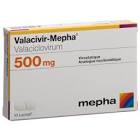 Valacivir-Mepha 500 mg, Filmtabletten