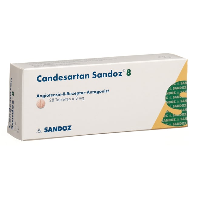 CANDESARTAN Sandoz cpr 8 mg 28 pce
