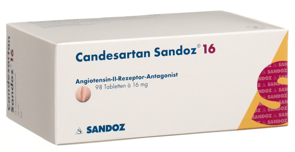 CANDESARTAN Sandoz cpr 16 mg 98 pce