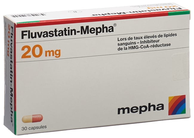 Fluvastatin-Mepha 20 mg, Kapseln