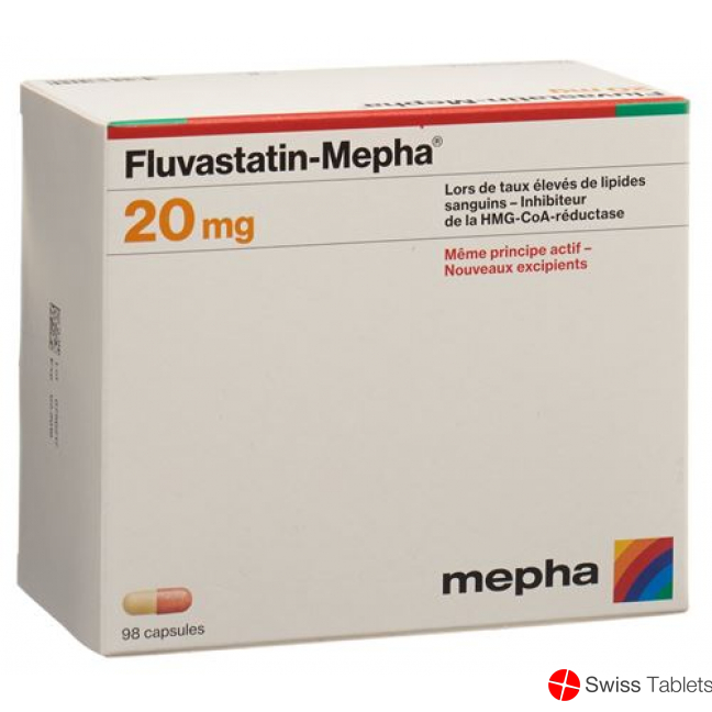 Fluvastatin-Mepha 20 mg, Kapseln