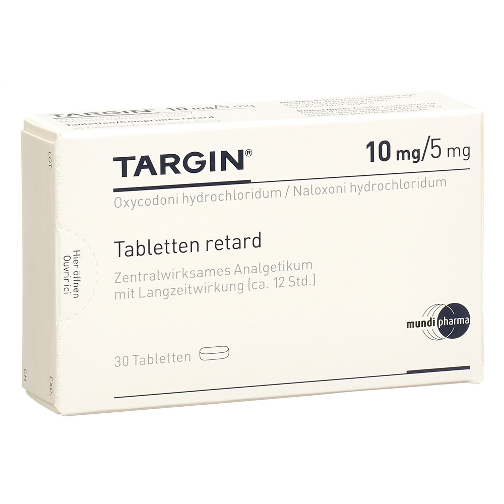Targin 20 mg/10 mg, Tabletten retard