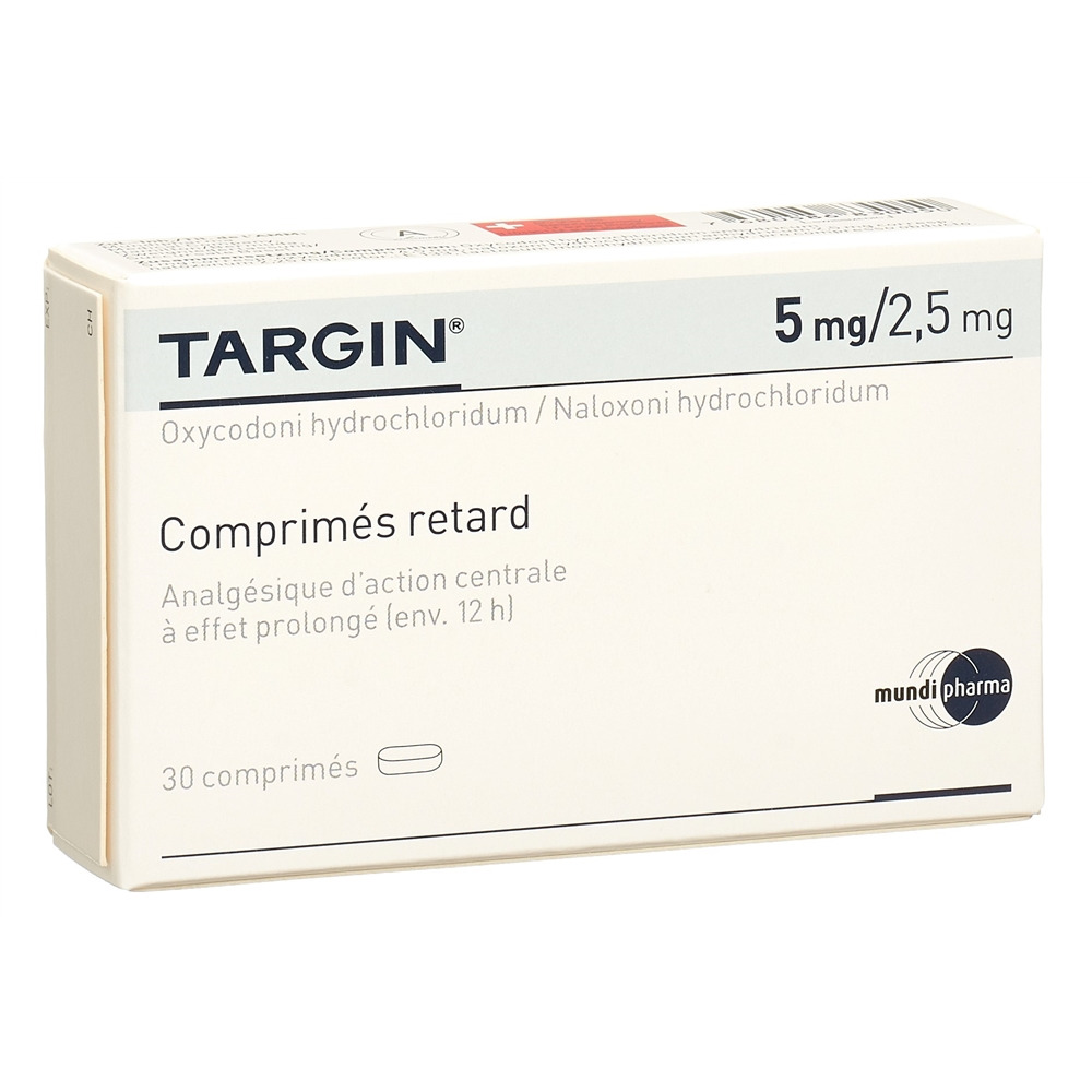 Targin 5 mg/2.5 mg, Tabletten retard