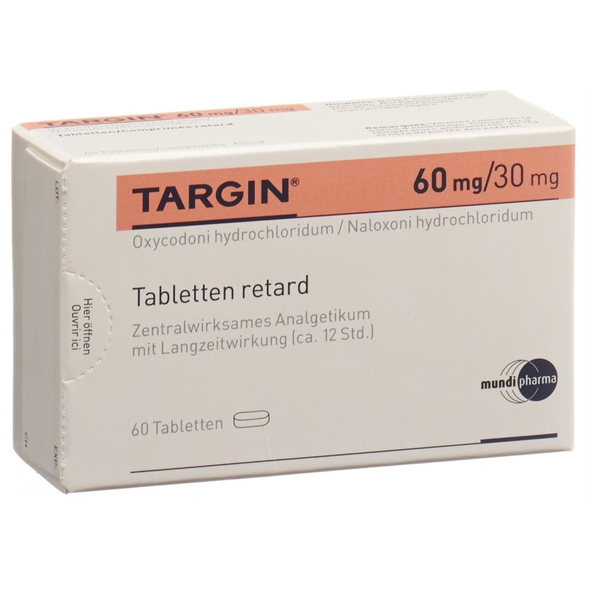 Targin 60 mg/30 mg, Tabletten retard
