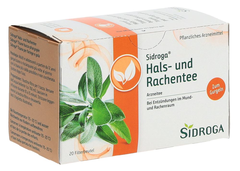 Sidroga Hals- und Rachentee, Arzneitee
