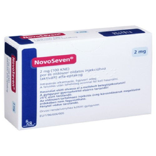 NovoSeven 2 mg, Pulver und Lösungsmittel zur Herstellung einer Injektionslösung