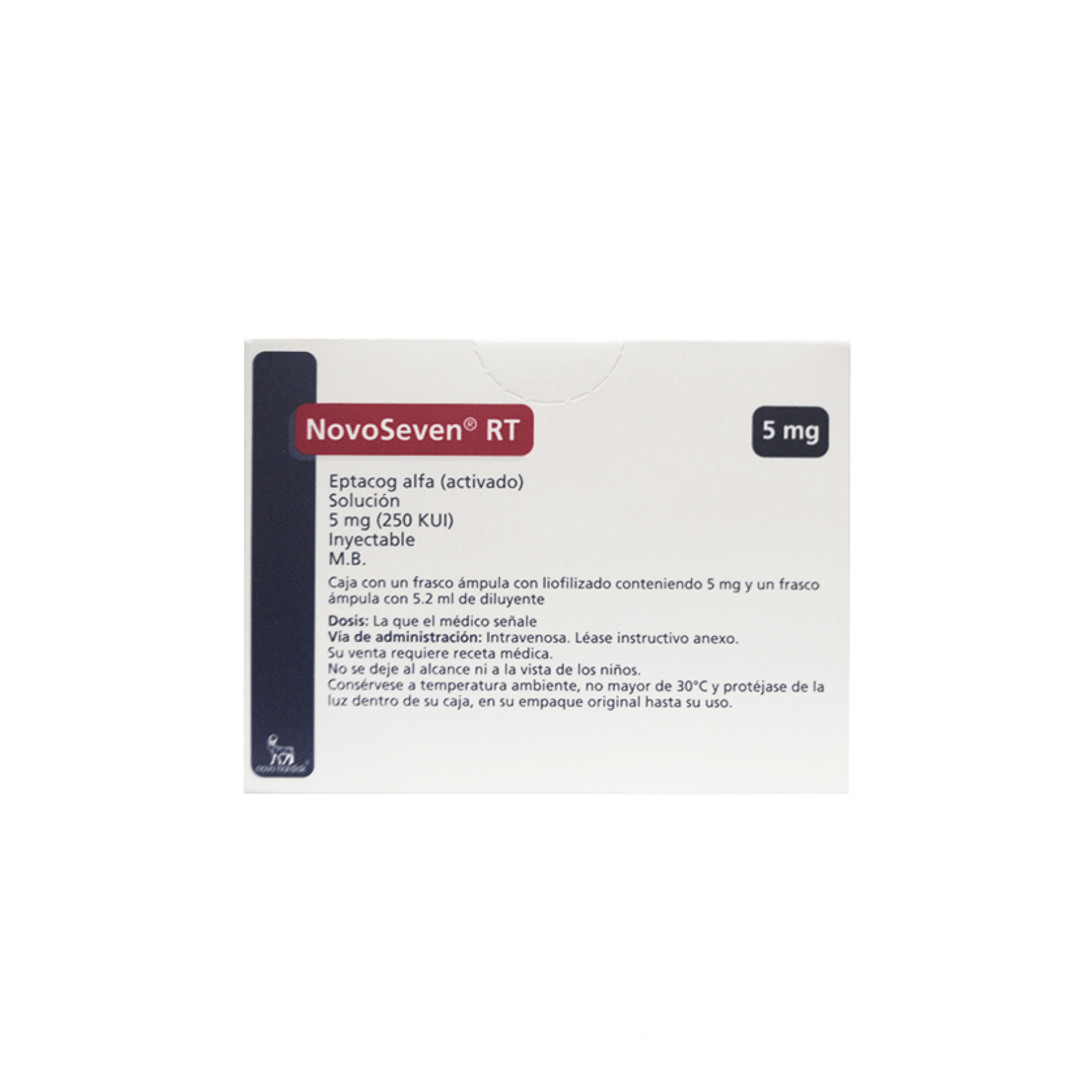 NovoSeven 5 mg, Pulver und Lösungsmittel zur Herstellung einer Injektionslösung