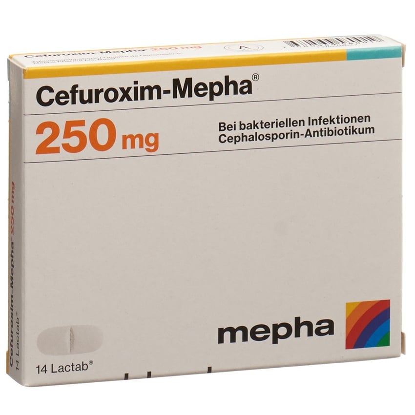 CEFUROXIME Axapharm cpr pell 250 mg 14 pce