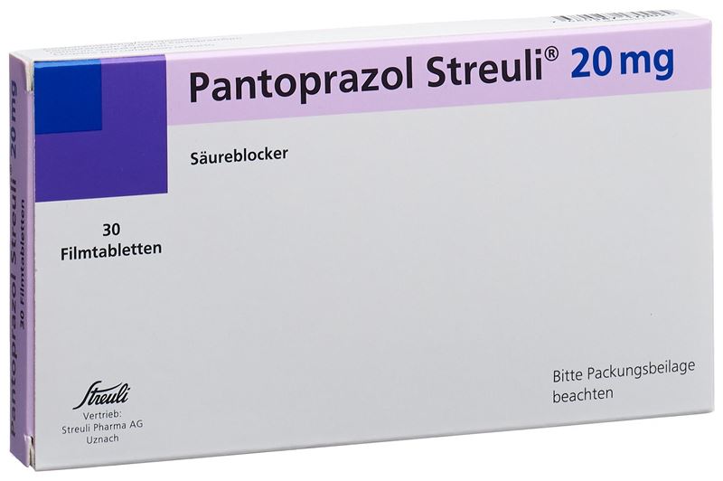 Pantoprazol Streuli 20 mg, Filmtabletten