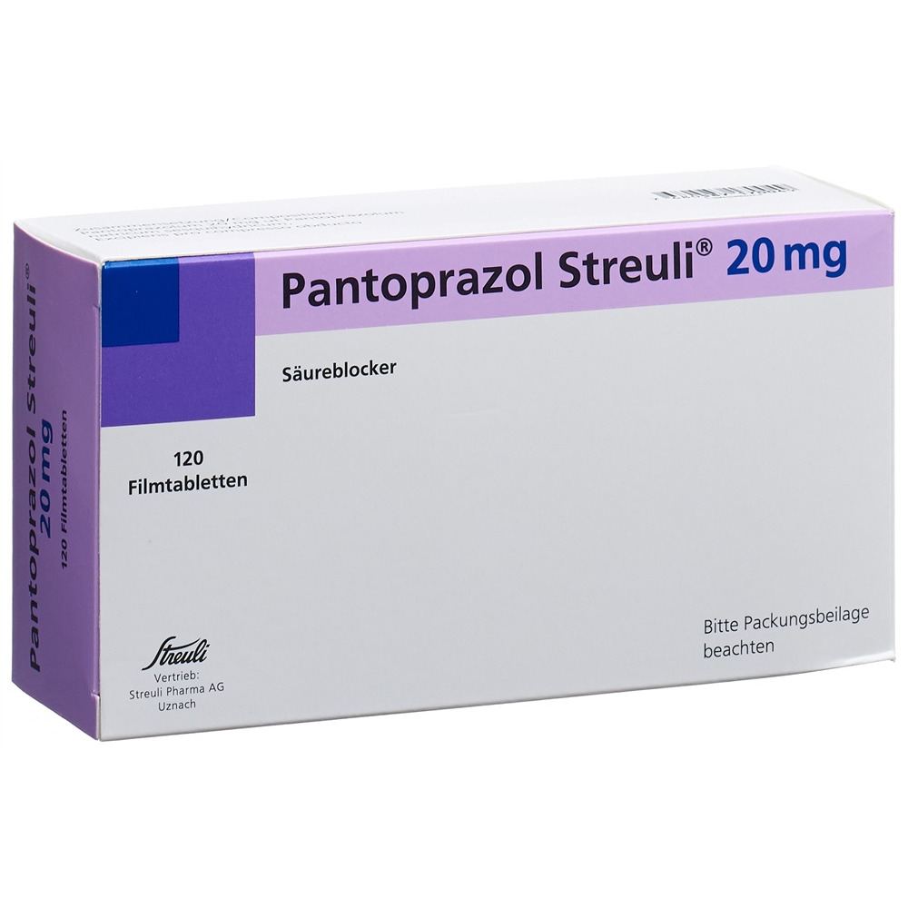 Pantoprazol Streuli 20 mg, Filmtabletten