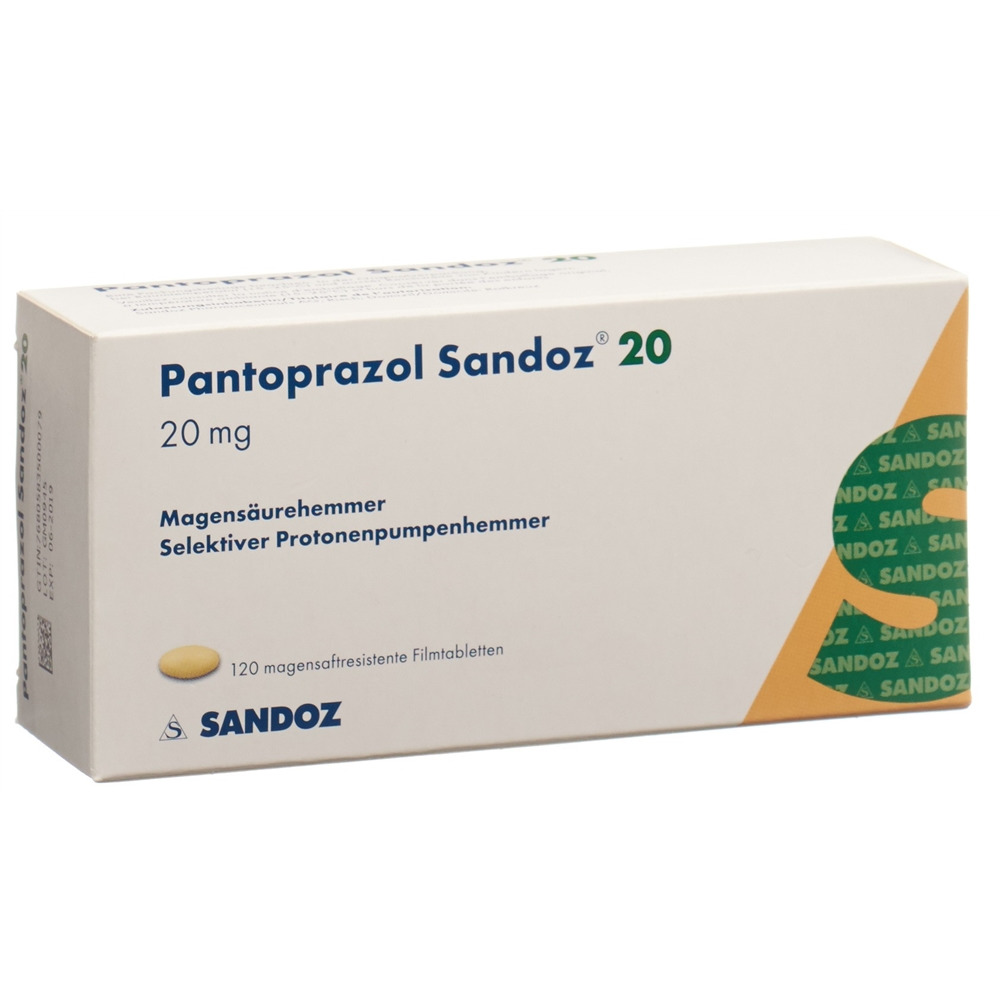 Pantoprazol Streuli 20 mg, Filmtabletten