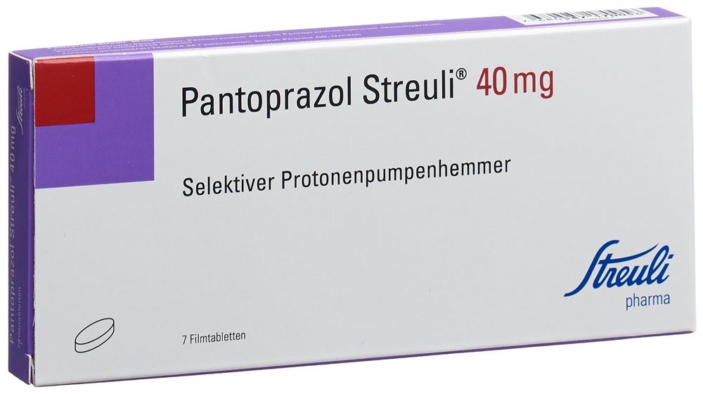PANTOPRAZOLE Streuli cpr pell 40 mg 7 pce