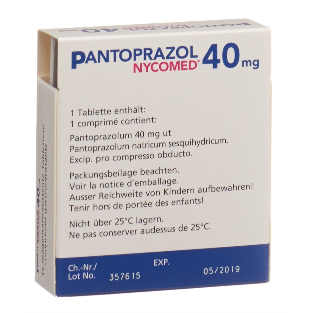 Pantoprazol Streuli 40 mg, Filmabletten