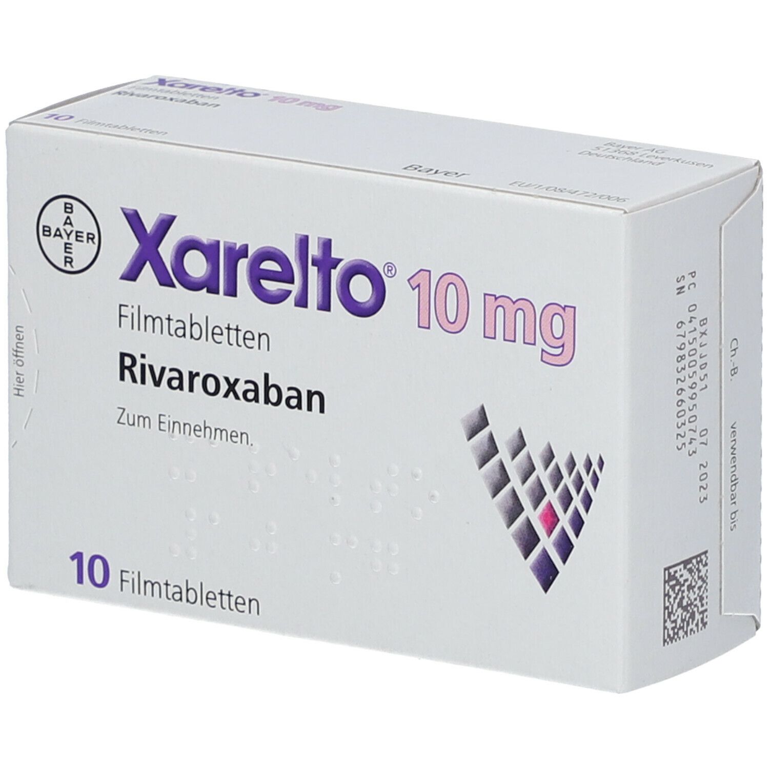 Xarelto 10 mg, Filmtabletten